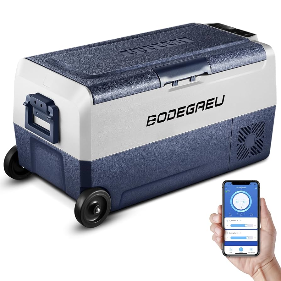 Amazon.co.jp: BODEGAEU 36L車載冷蔵庫 -20℃~20℃ 急速冷凍